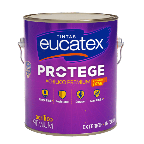 TINTA ACRILICA PREMIUM BRANCO FOSCO PROTEGE 3,6L EUCATEX