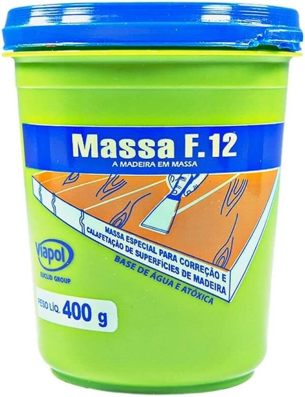 F12 MASSA PARA MADEIRA IPÊ 400g VIAPOL
