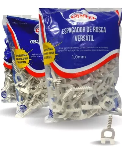 ESPAÇADOR ROSCA VERSATIL 3MM PCT 100UN COMPEL