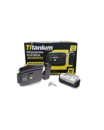 Fechadura Elétrica Reversível Máxima Segurança TITANIUM