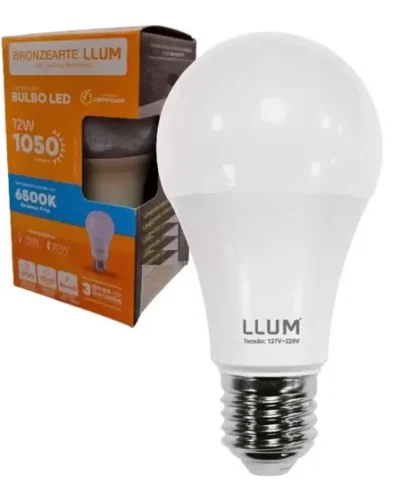 LAMPADA DE LED BULBO 12W BRONZEARTE LLUM